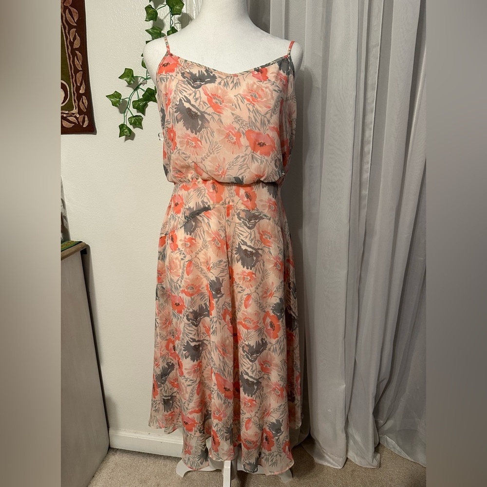 Banana Republic Floral Sleeveless Dress size 6